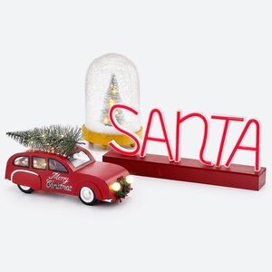 SANTA SIGN that lights up